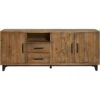 Buffet 3 Portes & 2 Tiroirs "Favola" 200cm Marron -Mobilia Boutique buffet 19092983