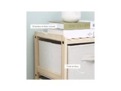 Commode 6 Tiroirs AGDE Beige -Mobilia Boutique buffet 19193953