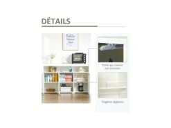 Buffet LED étagère KEITH Blanc Laqué -Mobilia Boutique buffet 19194031