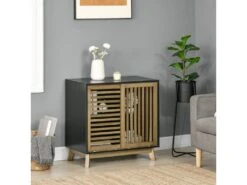 Meuble Buffet De Rangement BORiS Bois Et Noir 8 Meuble Buffet De Rangement BORiS Bois Et Noir -Mobilia Boutique buffet 19194253