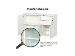 Commode Buffet NINO Blanche -Mobilia Boutique buffet 19194285