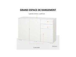 Commode Buffet NINO Blanche -Mobilia Boutique buffet 19194287