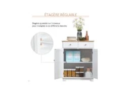 Buffet 2 Portes MONIA Blanc -Mobilia Boutique buffet 19194463