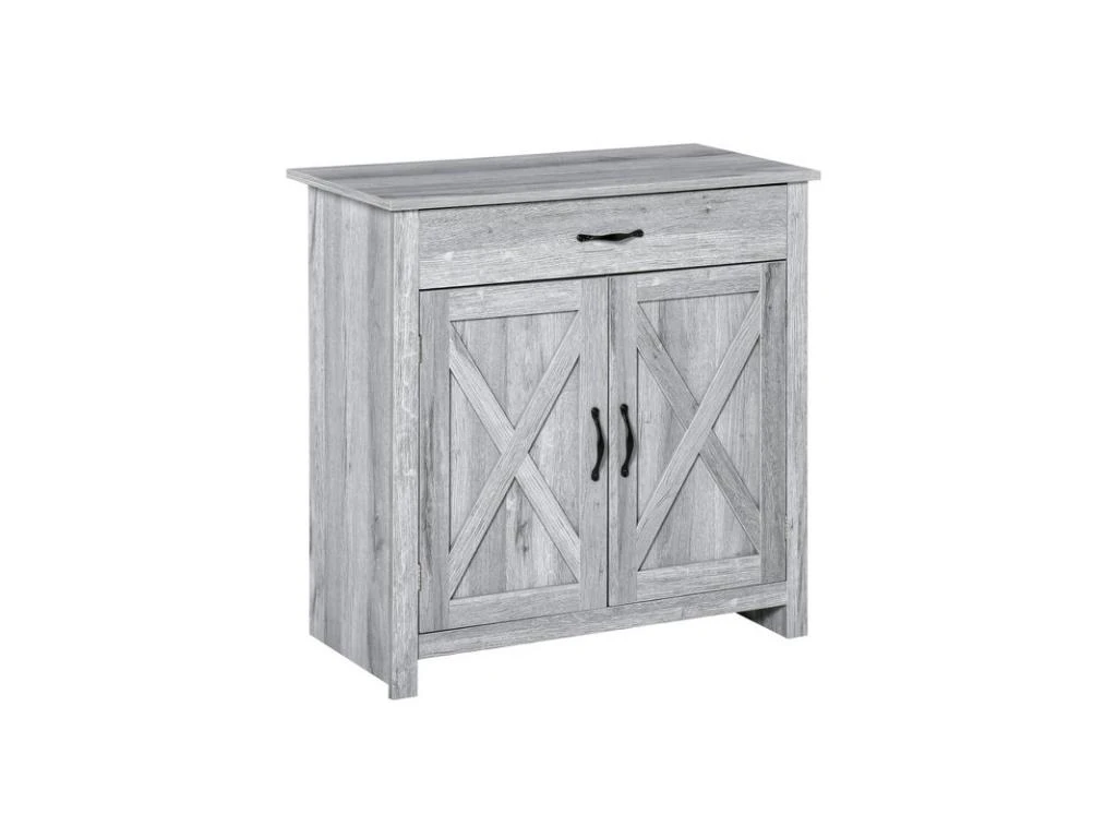 Buffet 2 Portes ELOÏSE Gris Clair 3 Buffet 2 Portes ELOÏSE Gris Clair