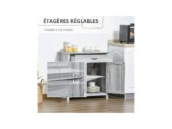 Buffet 2 Portes ELOÏSE Gris Clair 14 Buffet 2 Portes ELOÏSE Gris Clair -Mobilia Boutique buffet 19194517