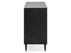 Buffet Kalma 3 Portes En Noir/chêne, Largeur 136 Cm -Mobilia Boutique buffet 20980197