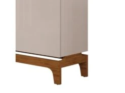 Buffet 3 Portes 139 Cm Blanc Ecru Et Chêne NICE -Mobilia Boutique buffet 21013847