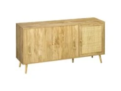 Buffet Style Bohème JIMMY En Rotin Clair -Mobilia Boutique buffet 21023981