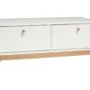 Lowboard Avec 2 Tiroirs En Panneau De Particules Blanc -Mobilia Boutique buffet 21672021