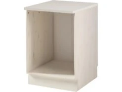 Buffet Avec 2 Portes Et 1 Porte Vitrée En Pin Blanc Crème -Mobilia Boutique buffet 21672177
