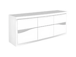 Buffet 3 Portes Blanc Laqué/ Leds - ESPRIT -Mobilia Boutique buffet 21866741
