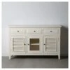 Buffet 3 Portes 3 Tiroirs Blanc Cassé - RIF -Mobilia Boutique buffet 21952031