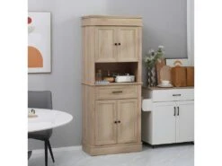 Buffet Haut BETHAL Aspect Chêne Clair -Mobilia Boutique buffet 21987495