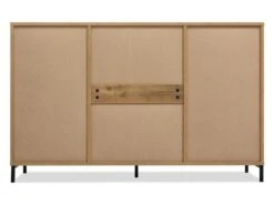 Buffet Avec 2 Portes + 3 Tiroirs + étagères Réglables - Naturel 20 Buffet Avec 2 Portes + 3 Tiroirs + étagères Réglables - Naturel -Mobilia Boutique buffet 22040959