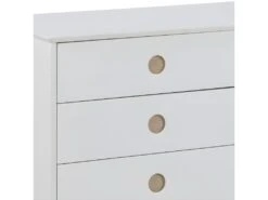 Buffet Carl 2 Portes, 3 Tiroirs Blancs, Chêne. -Mobilia Boutique buffet 22047393