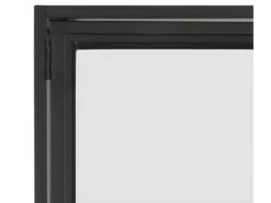 Sea Vitrine A, 2 Portes Vitrées Et 4 Tablettes De Rangement, Noir. -Mobilia Boutique buffet 22047505