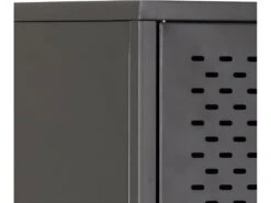 Newcastle Vitrine Avec 2 Portes, Grillagées En Métal Noir. -Mobilia Boutique buffet 22047539