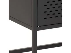 Newcastle Vitrine Avec 2 Portes, Grillagées En Métal Noir. -Mobilia Boutique buffet 22047541