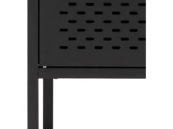 Newcastle Vitrine Avec 2 Portes, Grillagées En Métal Noir. -Mobilia Boutique buffet 22047543