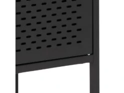 Newcastle Vitrine Avec 2 Portes, Grillagées En Métal Noir. -Mobilia Boutique buffet 22047545