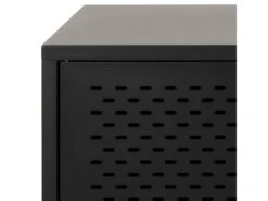 Newcastle Buffet L125 Avec 3 Portes Grillagées En Métal Noir. -Mobilia Boutique buffet 22047559