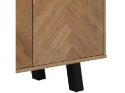 Brighton Buffet à Chevrons Avec 3 Portes, Imitation Chêne. -Mobilia Boutique buffet 22047587