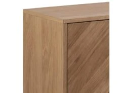 Brighton Buffet à Chevrons Avec 3 Portes, Imitation Chêne. -Mobilia Boutique buffet 22047589