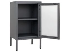 Dalby Citrine 1 Porte En Verre Gris. -Mobilia Boutique buffet 22086871