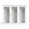 Venedig Vitrine Murale, 3 Portes Vitrées, Blanc. -Mobilia Boutique buffet 22087079
