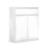 Nada Buffet 2 Portes Et 1 Tiroir, Blanc Brillant. 2 Nada Buffet 2 Portes Et 1 Tiroir, Blanc Brillant. -Mobilia Boutique buffet 22087191