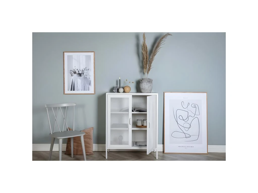 Buffet 2 Portes Grillagées En Acier Misha 4 Buffet 2 Portes Grillagées En Acier Misha – Image 2