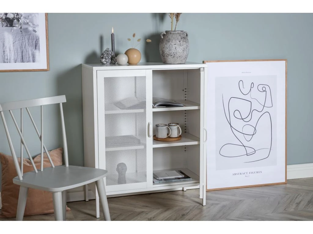 Buffet 2 Portes Grillagées En Acier Misha 7 Buffet 2 Portes Grillagées En Acier Misha – Image 5