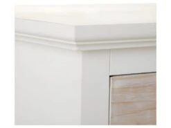 Dos De Canapé 8 Tiroirs Blanc/Bois - AROHA -Mobilia Boutique buffet 22117187