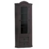 New Mexico Armoire D'angle Avec 1 Porte Vitrée Et 2 Tiroirs, Teinte/cire Dans Un Style Colonial. -Mobilia Boutique buffet 22149625