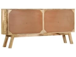 Buffet Marron Et Noir 160x30x76 Cm Bois Massif De Manguier -Mobilia Boutique buffet 22561543