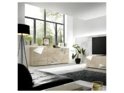 Buffet 3 Portes Finition Chêne - METRIA -Mobilia Boutique buffet 22677141