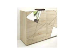 Buffet 3 Portes Finition Chêne - METRIA -Mobilia Boutique buffet 22677143