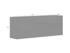 Placard Dmobil, Buffet De Cuisine Avec 3 Portes Et 1 Tiroir, Buffet De Salon, 100% Made In Italy, Cm 170x40h35, Anthracite Brillant -Mobilia Boutique buffet 22846791