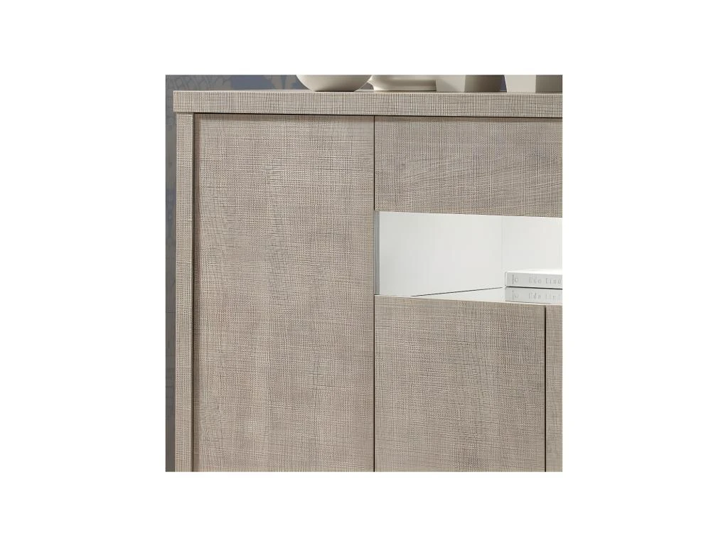 Buffet 4 Portes 1 Tiroir Chêne Clair 150 Cm - BOTEKIA 6 Buffet 4 Portes 1 Tiroir Chêne Clair 150 Cm - BOTEKIA – Image 4