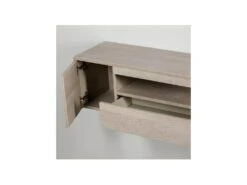 Meuble D'entrée 1 Porte 1 Tiroir Chêne Clair - GINO -Mobilia Boutique buffet 22993349