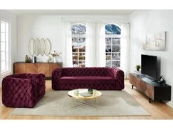 Buffet ISMAEL - 4 Portes - MDF Placage Noyer Et Métal Noir -Mobilia Boutique buffet 315605