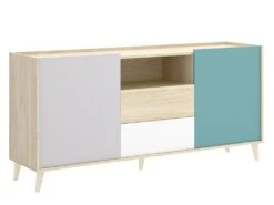 Buffet BICA - 2 Portes & 2 Tiroirs - Multicolores -Mobilia Boutique buffet 382183