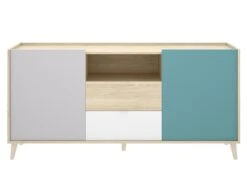 Buffet BICA - 2 Portes & 2 Tiroirs - Multicolores -Mobilia Boutique buffet 382185