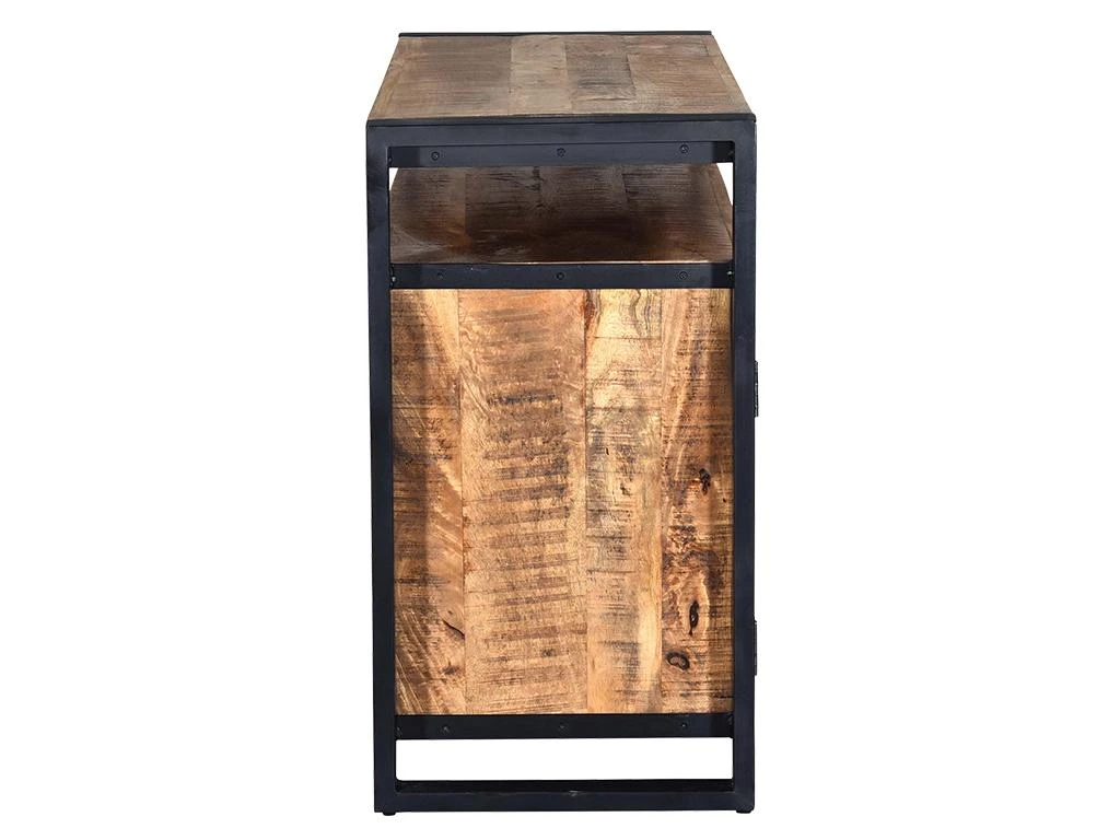 Buffet HARLEM - 2 Portes - Bois De Manguier & Métal 8 Buffet HARLEM - 2 Portes - Bois De Manguier & Métal – Image 6