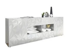 Buffet ERIS - 2 Portes & 4 Tiroirs - Blanc Laqué -Mobilia Boutique buffet 395763
