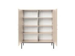 Buffet Haut - 4 Portes - Beige - BOGDAN -Mobilia Boutique buffet 4444915