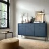 Buffet - 3 Tiroirs Et 3 Portes - Bleu - BOGDAN -Mobilia Boutique buffet 493707
