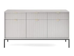 Buffet Avec 3 Portes Et 3 Tiroirs - Gris - LIOUBA De Pascal MORABITO 12 Buffet Avec 3 Portes Et 3 Tiroirs - Gris - LIOUBA De Pascal MORABITO -Mobilia Boutique buffet 578785