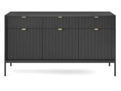 Buffet Avec 3 Portes Et 3 Tiroirs - Noir - LIOUBA De Pascal MORABITO -Mobilia Boutique buffet 578801