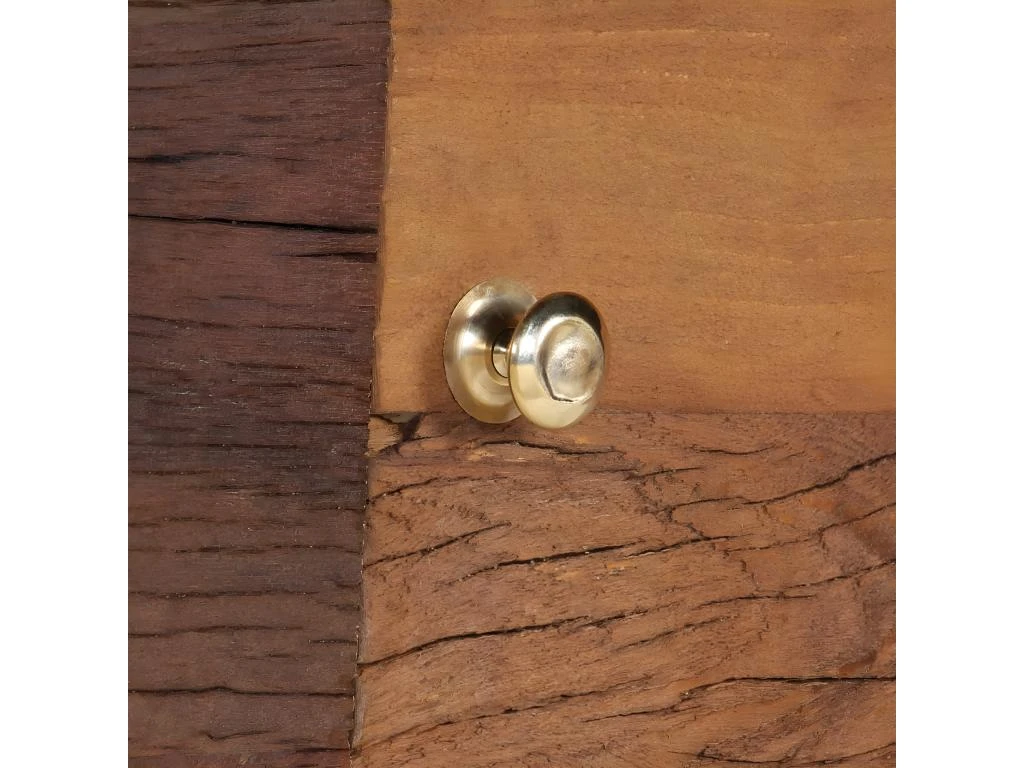 Buffet Bahut Armoire Console Meuble De Rangement Bois Recyclé Massif 110 Cm Marron 4402286 4 Buffet Bahut Armoire Console Meuble De Rangement Bois Recyclé Massif 110 Cm Marron 4402286 – Image 2